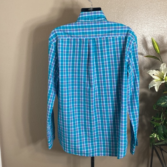 Chaps Easy Care Men’s Plaid Shirt - Picture 3 of 4